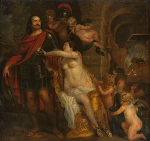Venere che arma un guerriero, forse Johan Maurits alla fucina di Vulcano
