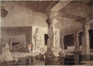Parte del Tempio di Elephanta, tavola VIII da 
