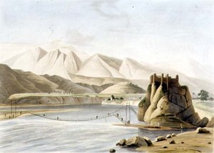 Il ponte di corde a Sirinagur, tavola XXIII dalla Parte 6 di 