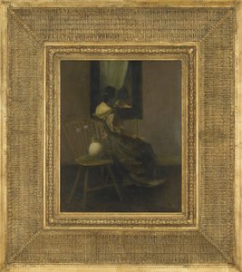Lo specchio, 1907 da Thomas Wilmer Dewing