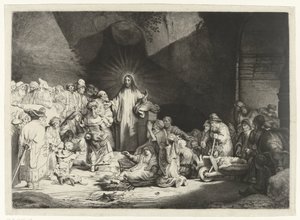 Cristo predicante (La stampa dei cento fiorini) da Thomas Worlidge