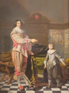 Ritratto di un padre e di suo figlio da Thomas de Keyser