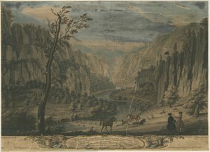 Dovedale - Otto Prospettive (incisione) da Thomas of Derby Smith