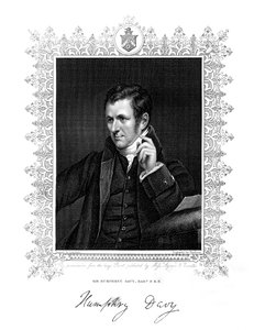 Sir Humphry Davy, chimico e fisico della Cornovaglia, XIX secolo