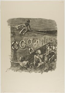Al muro dei federali da Théophile Alexandre Pierre Steinlen