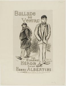 Ballata del Ventre da Théophile Alexandre Pierre Steinlen