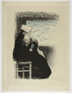 La donna del dolore da Théophile Alexandre Pierre Steinlen