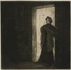 Sulla soglia da Théophile Alexandre Pierre Steinlen