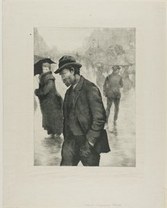 Giornata di pioggia, Parigi