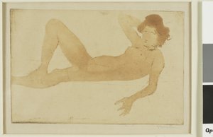 Donna nuda reclinata