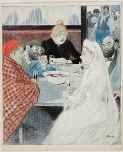 La sposa da Théophile Alexandre Pierre Steinlen