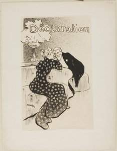 La Dichiarazione da Théophile Alexandre Pierre Steinlen