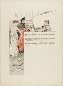 Il piccolo modello da Théophile Alexandre Pierre Steinlen
