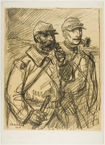 Due soldati da Théophile Alexandre Pierre Steinlen