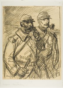 Due soldati da Théophile Alexandre Pierre Steinlen