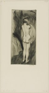 Donna in piedi da Théophile Alexandre Pierre Steinlen