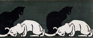 Gatti di Steinlen da Théophile Alexandre Steinlen