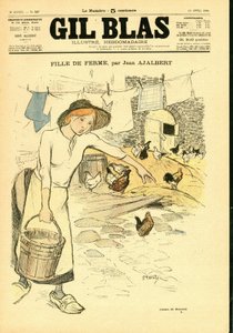 Copertina di "Gil Blas" da Théophile Alexandre Steinlen