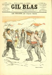 Copertina di "Gil Blas" da Théophile Alexandre Steinlen