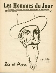 Copertina di "Les Hommes du jour", Satirico in N & B