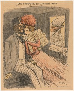 Gil Blas Illustré: Una curiosità, di Alexandre Hepp da Théophile Alexandre Steinlen