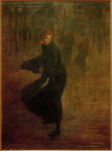 Giovane operaia per strada da Théophile Alexandre Steinlen