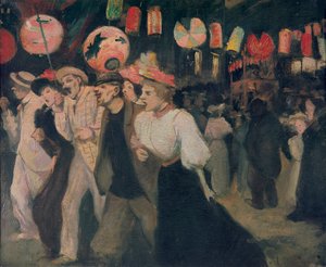 Il 14 luglio 1895 a Montmartre, 1895 da Théophile Alexandre Steinlen