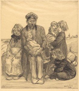 Povera gente, 1914 da Théophile Alexandre Steinlen