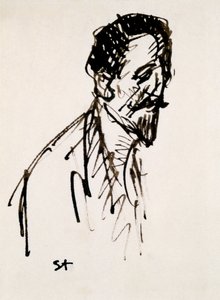 Ritratto di Jehan Rictus, XX secolo