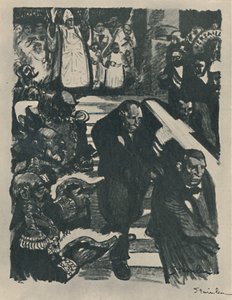 Rochefort Se Meurt, 1898, 1919 da Théophile Alexandre Steinlen