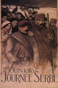 Giorno della Serbia, 25 giugno 1916, 1916 da Théophile Alexandre Steinlen