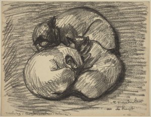 I gatti: Tsching, Batzar e Blanc-Blanc da Théophile Alexandre Steinlen