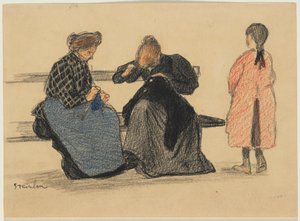 Tre figure da Théophile Alexandre Steinlen