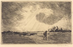 Temporale, fine XIX-inizio XX secolo da Théophile Alexandre Steinlen