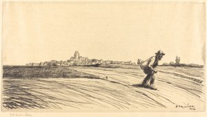 Vagabondo con Fagotto da Théophile Alexandre Steinlen