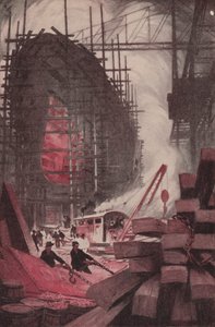 Costruzione di una nave da guerra