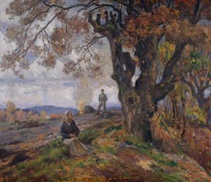 Falò di rifiuti del giardino