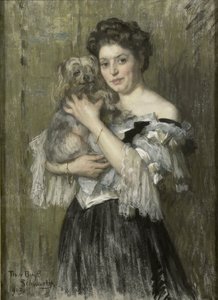 Maria Catharina Josephine Jordan (1866-1948). Moglie del pittore George Hendrik Breitner da Thérèse Schwartze