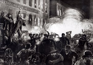 La rivolta anarchica a Chicago: una bomba esplosiva tra la polizia, da 