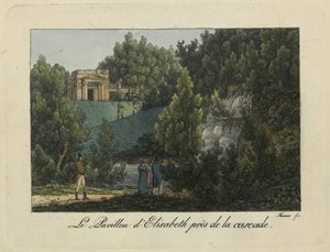 Il padiglione di Elisabetta nel parco di Pavlovsk