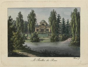 Il Padiglione delle Rose nel Parco di Pavlovsk, 1810s da Thurner