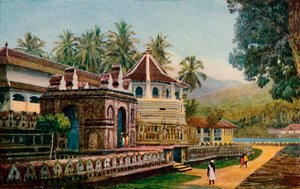 Il Tempio del Sacro Dente, Kandy da Thyra Creyke Clark
