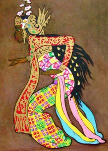 Danzatrice balinese classica da Thyra Kleen