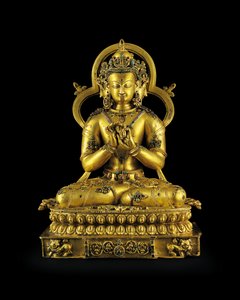 Figura di Vairochana, Densatil da Tibetan School