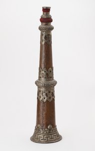 Coppia di corni rituali telescopici (dung-chen)