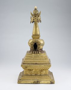 Stupa, fine XVII-inizio XVIII secolo da Tibetan School