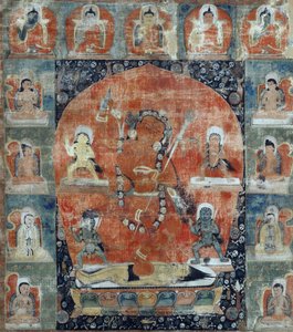 Cultura tibetana: Samvara Mandala (dettaglio) da Tibetan School