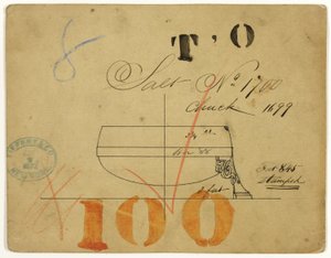 Design per piatto di sale n. 1700 da Tiffany and Company