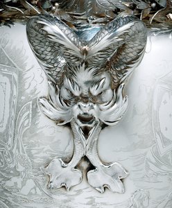 Dettaglio di un trofeo di yachting