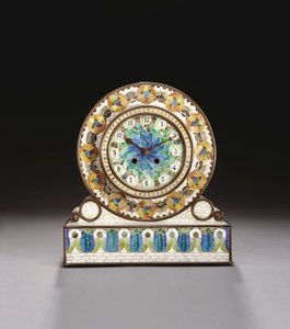 Orologio da camino in mosaico Favrile da Tiffany and Company